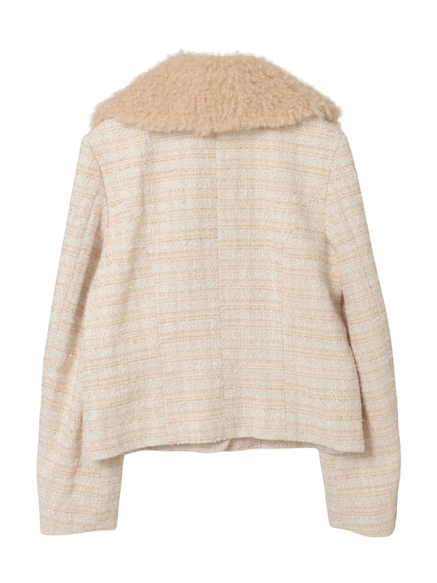 ファンシーツイードジャケット 詳細画像 クロ系 2