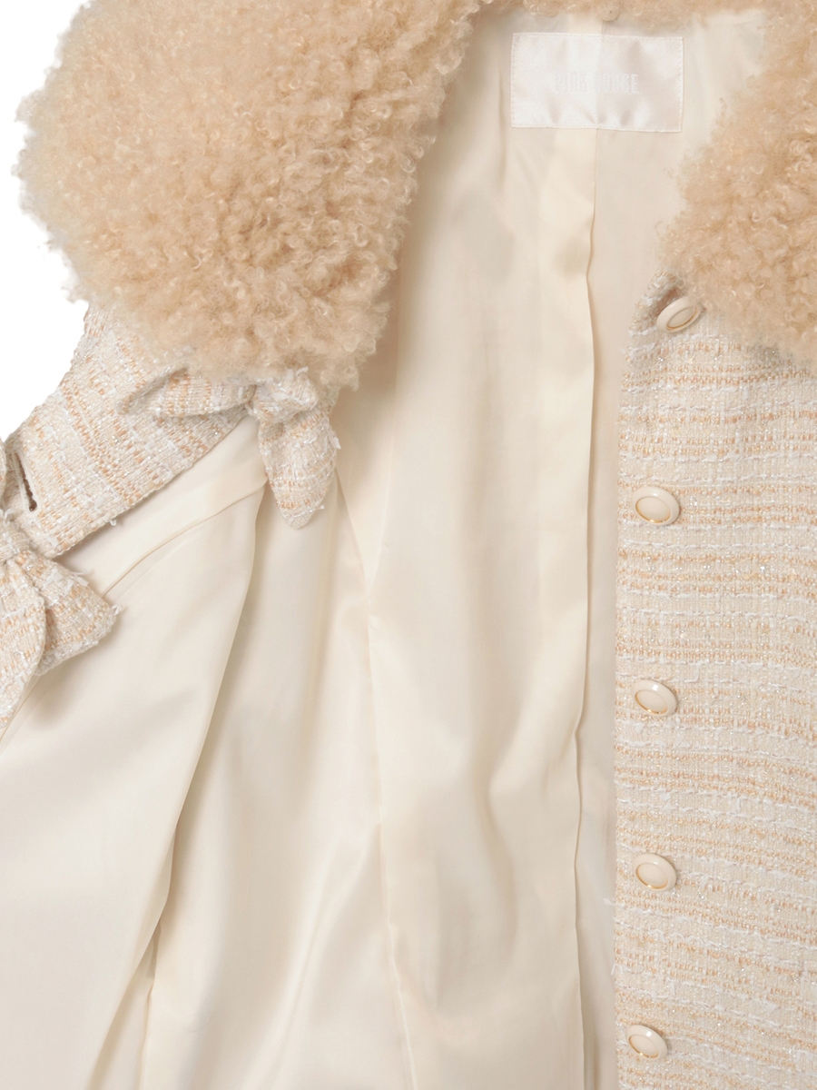 ファンシーツイードジャケット 詳細画像 クロ系 8