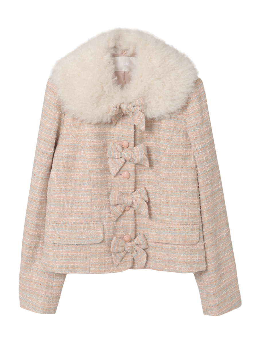 ファンシーツイードジャケット 詳細画像 ピンクミックス系 1