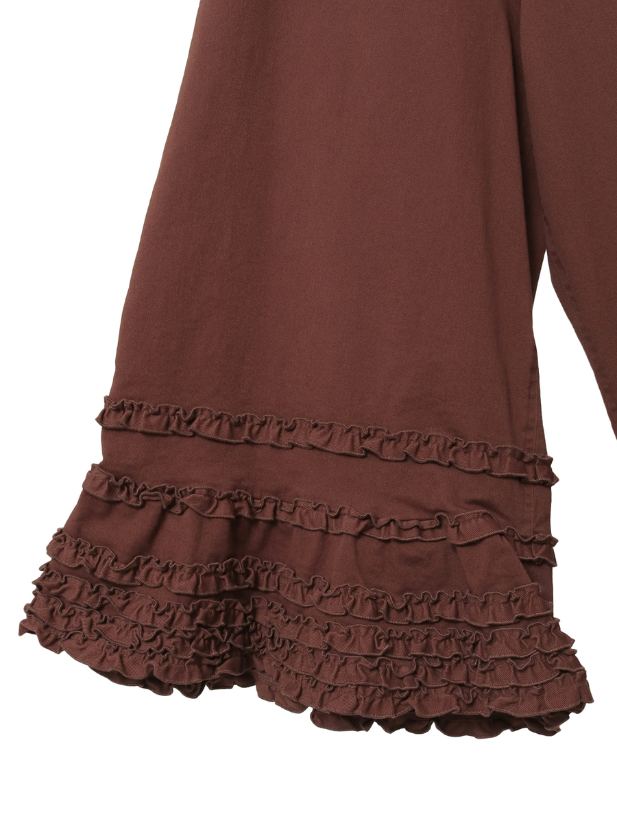 フリル使いワイドパンツ 詳細画像 キナリ 9