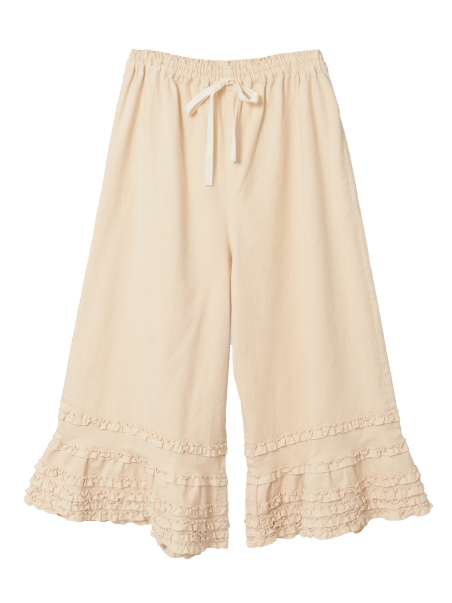 フリル使いワイドパンツ 詳細画像 キナリ 1