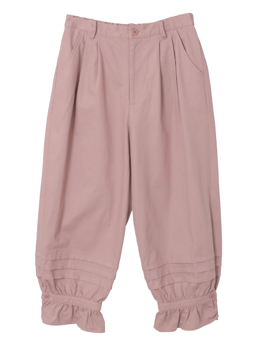 フリル使いバルーンパンツ 詳細画像 スモークブルー 1