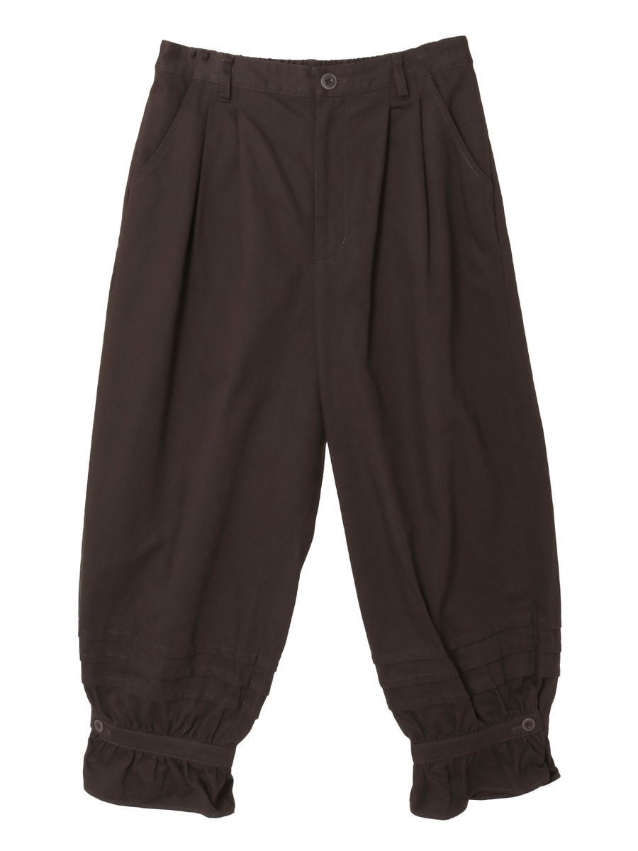 フリル使いバルーンパンツ 詳細画像 ビターチョコレート 1