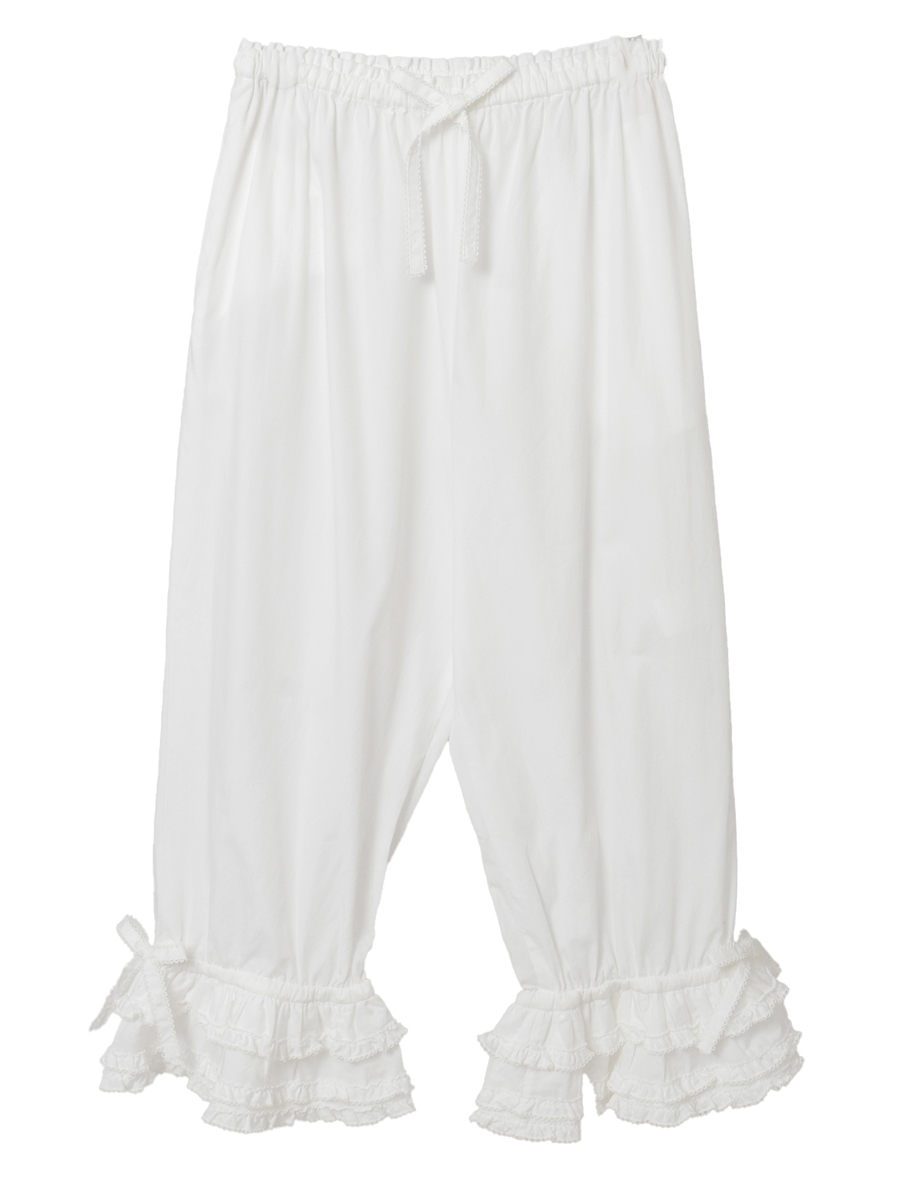 フリル使いドロワーズ 詳細画像 シロ 1