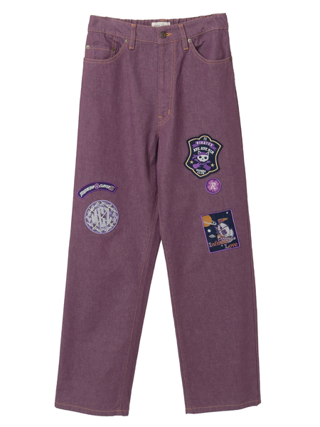 PINK HOUSE×Momoclo ワッペンいっぱいデニムパンツ