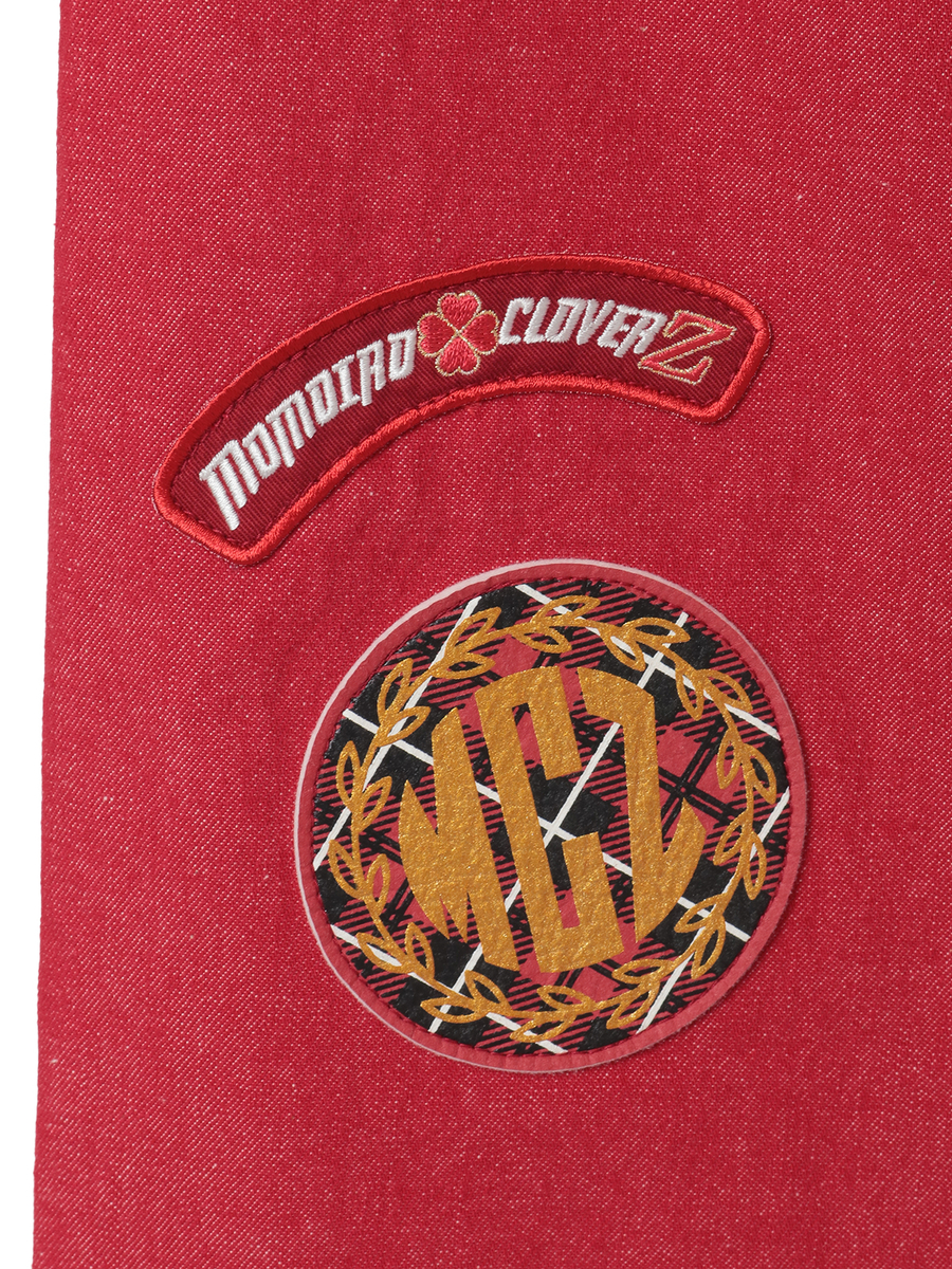 PINK HOUSE×Momoclo ワッペンいっぱいデニムパンツ 詳細画像 アカ 13