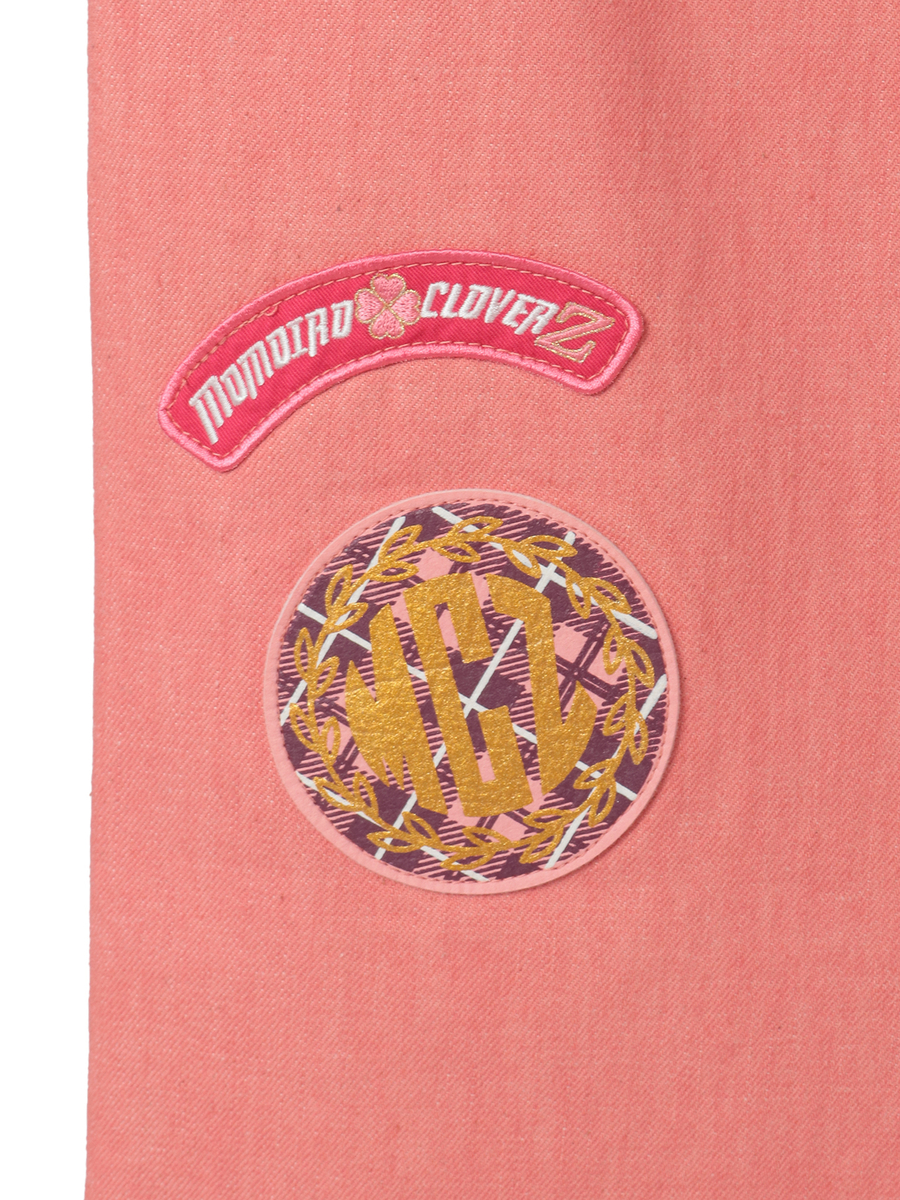 PINK HOUSE×Momoclo ワッペンいっぱいデニムパンツ 詳細画像 アカ 7