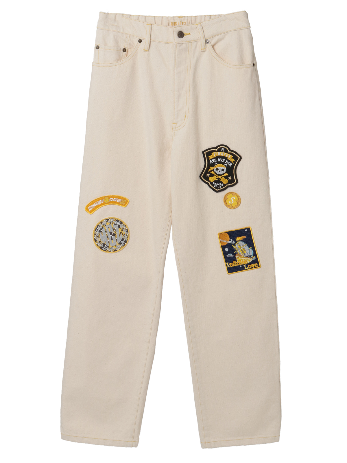 PINK HOUSE×Momoclo ワッペンいっぱいデニムパンツ｜ピンクハウス