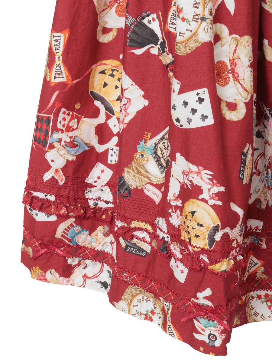 ハロウィーンワンダーランドプリントスカート 詳細画像 キナリ 10