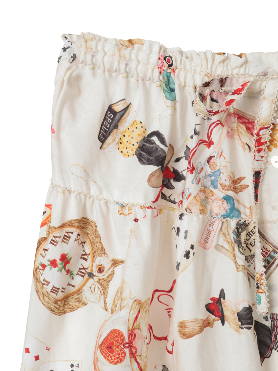 ハロウィーンワンダーランドプリントスカート 詳細画像 キナリ 4