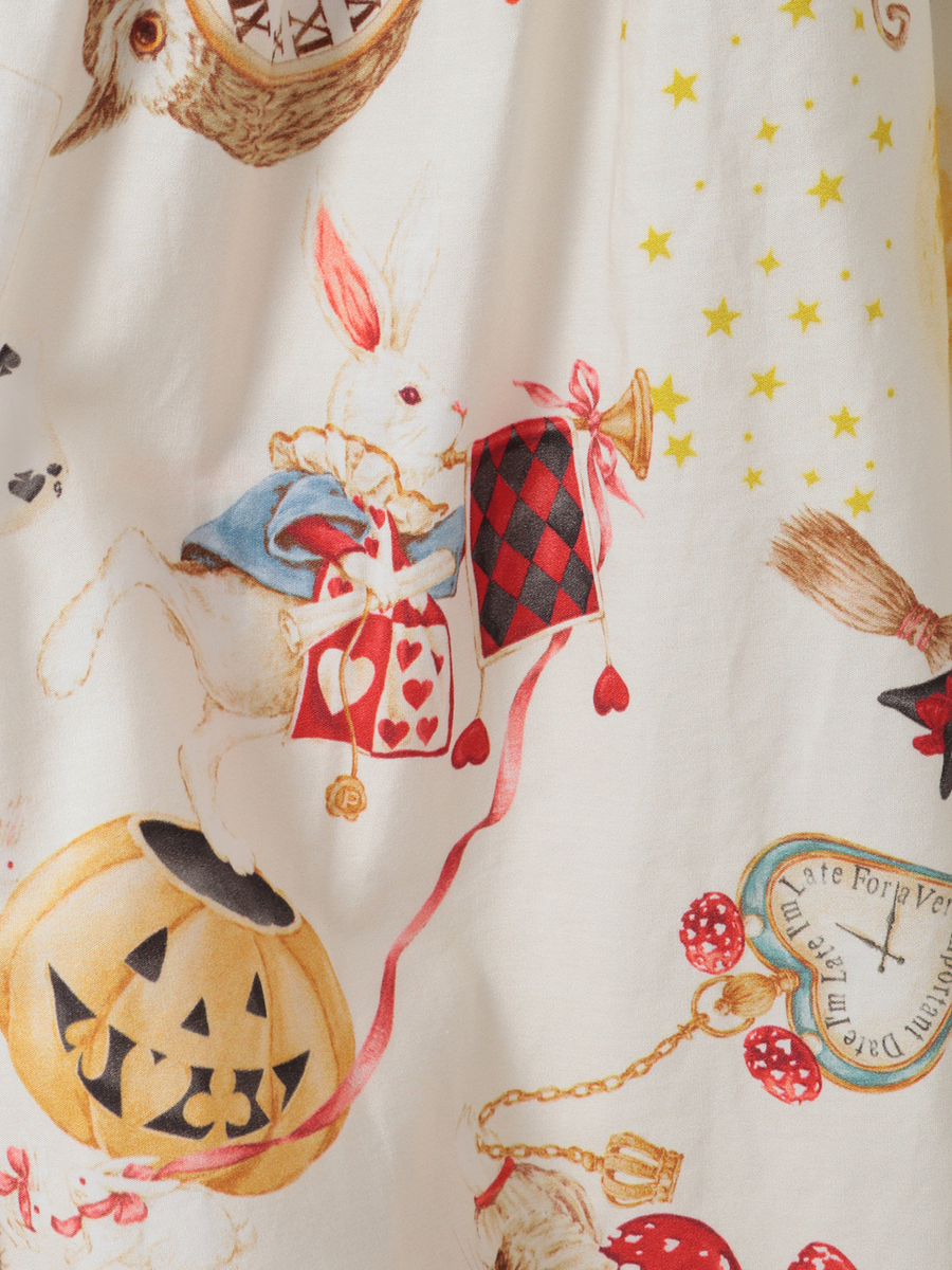 ハロウィーンワンダーランドプリントスカート 詳細画像 キナリ 6