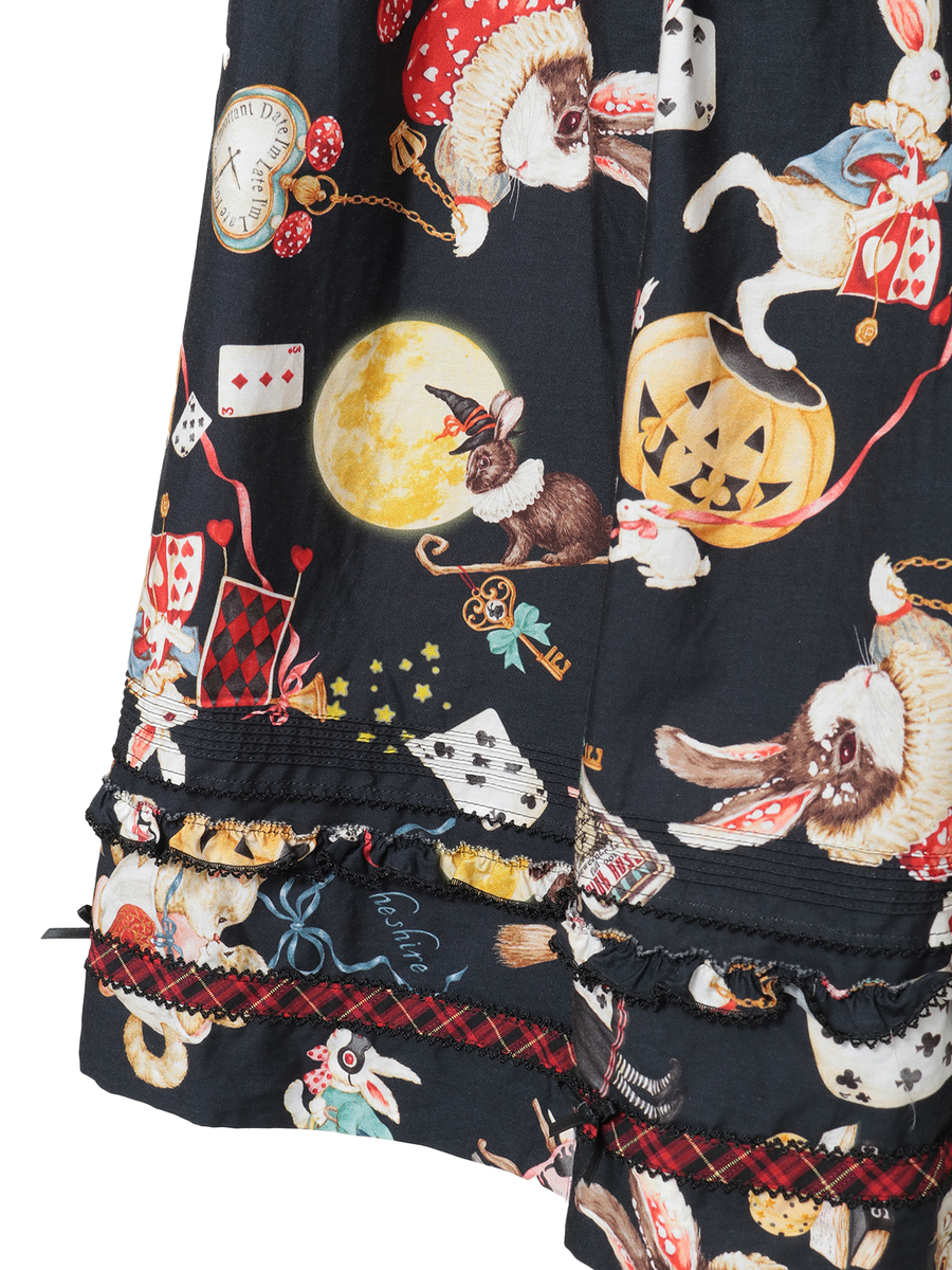 ハロウィーンワンダーランドプリントスカート 詳細画像 キナリ 7