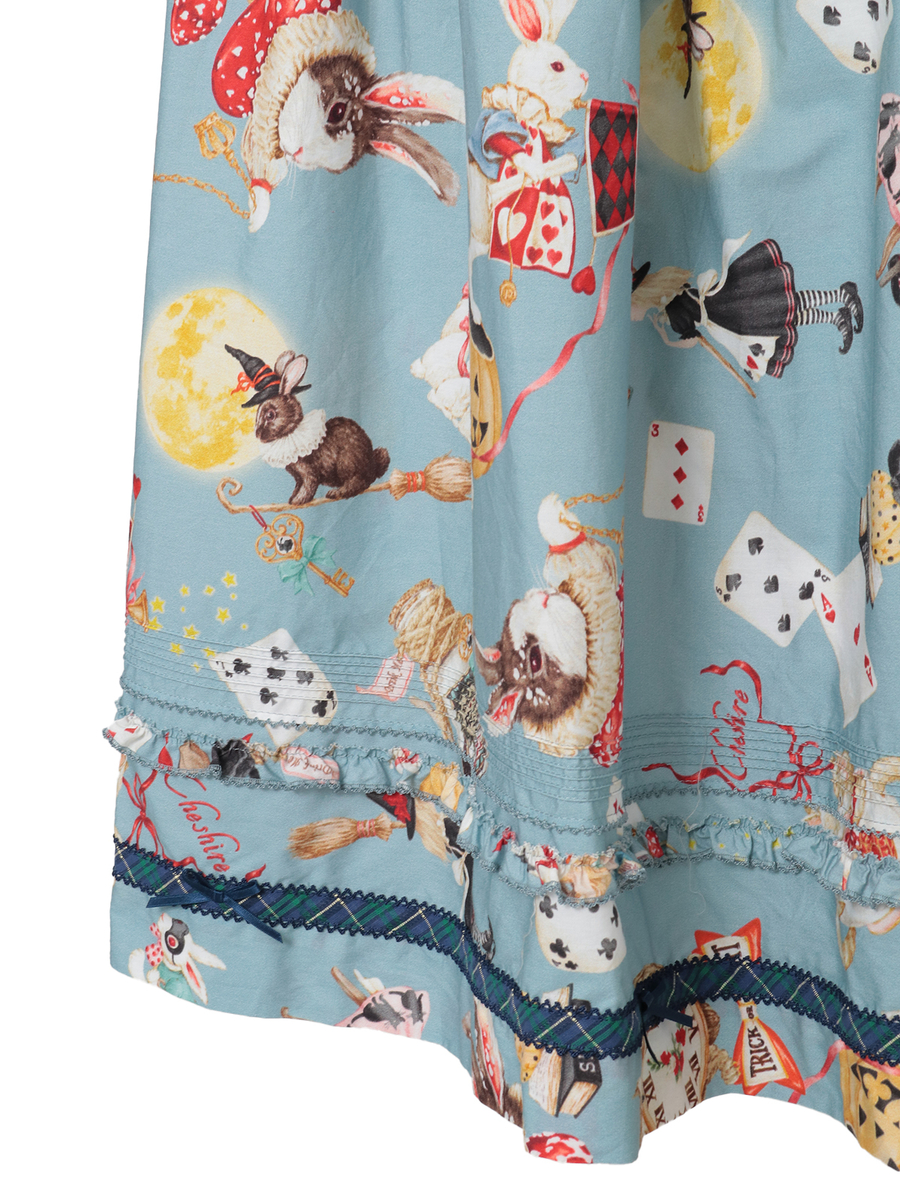 ハロウィーンワンダーランドプリントスカート 詳細画像 キナリ 8