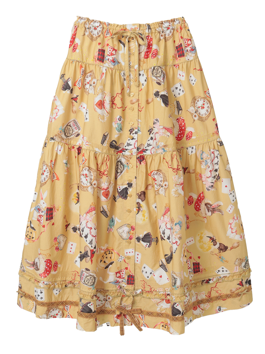 ハロウィーンワンダーランドプリントスカート 詳細画像 パンプキン 1