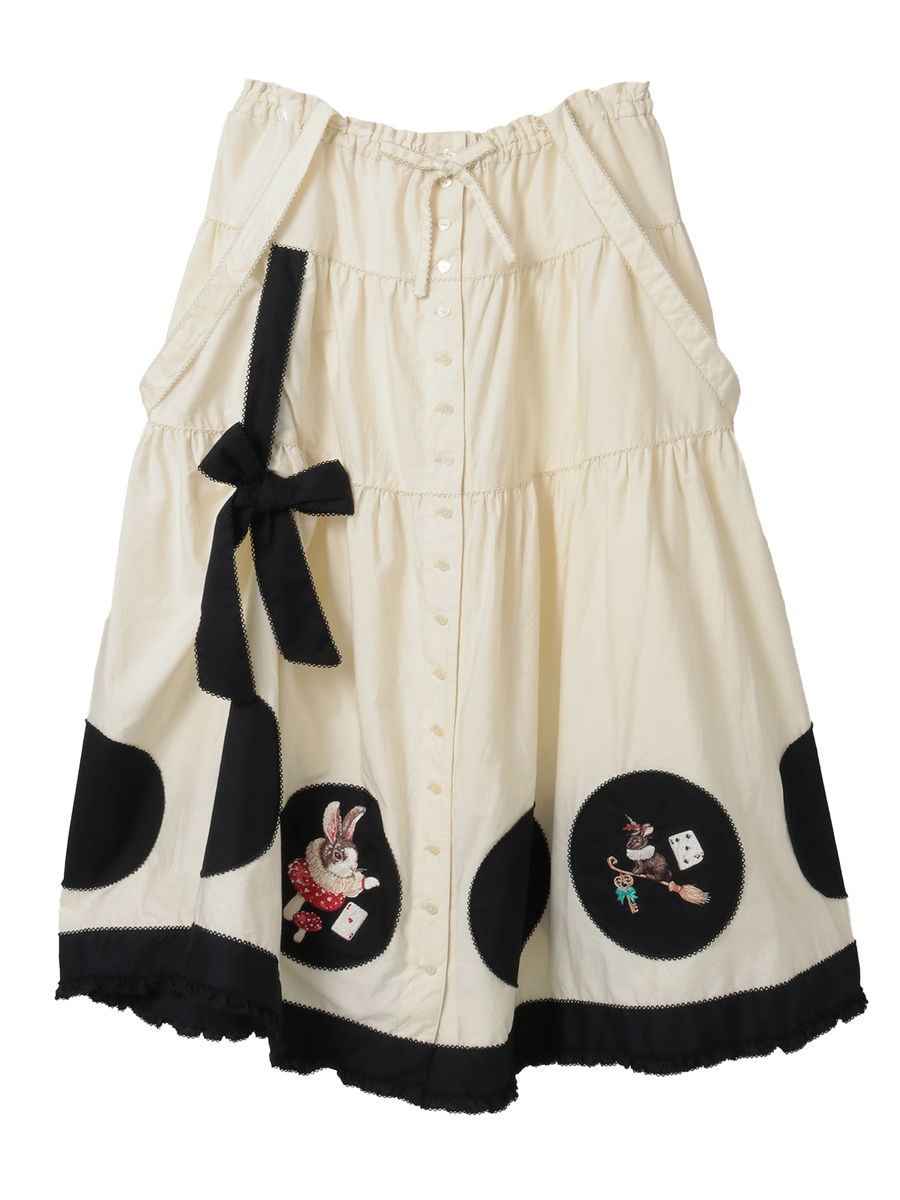 ハロウィーンワンダーランドワッペン使いスカート 詳細画像 キナリ 1