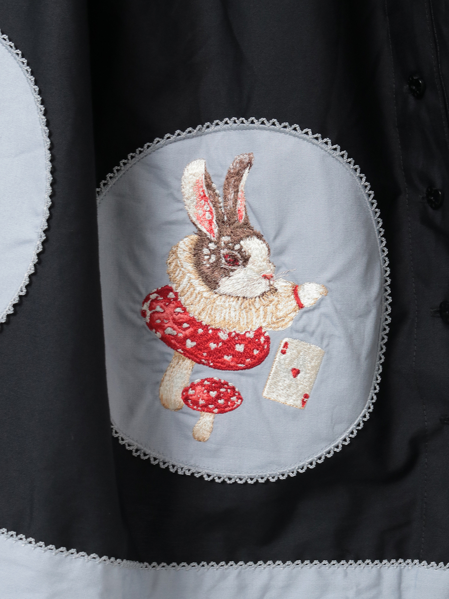 ハロウィーンワンダーランドワッペン使いスカート 詳細画像 キナリ 10