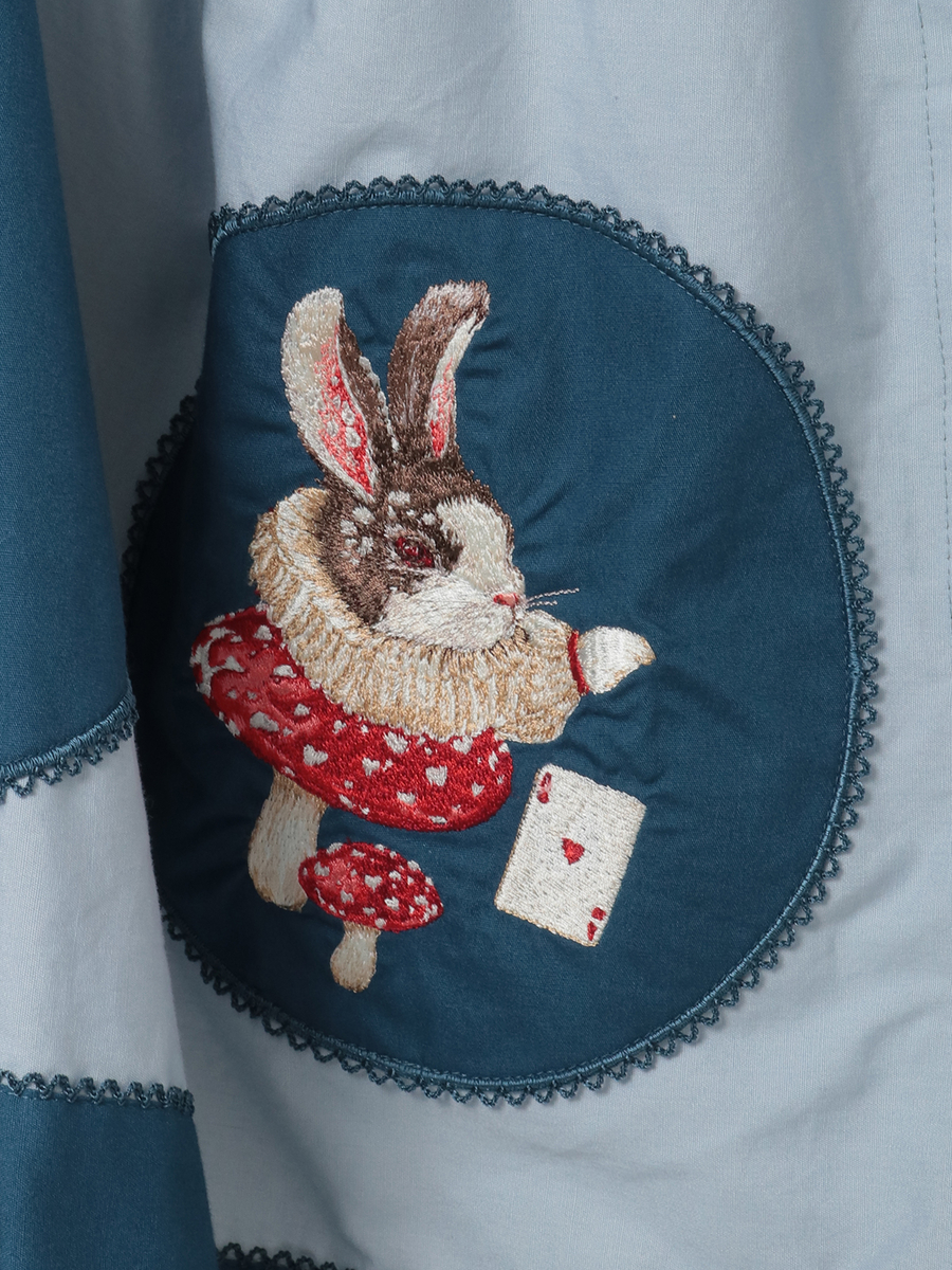 ハロウィーンワンダーランドワッペン使いスカート 詳細画像 キナリ 12