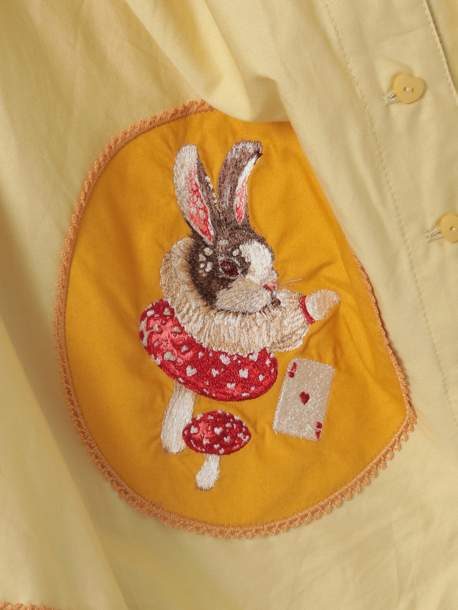 ハロウィーンワンダーランドワッペン使いスカート 詳細画像 キナリ 13