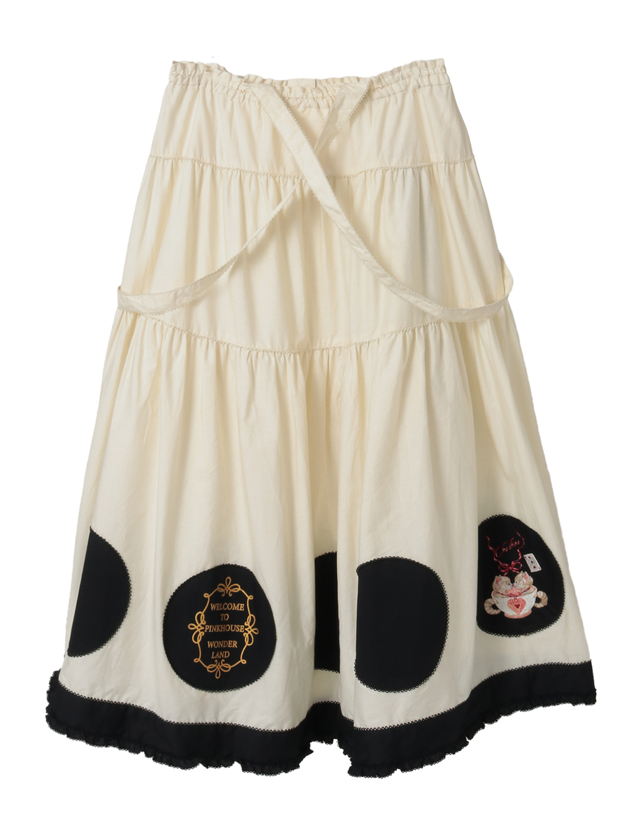 ハロウィーンワンダーランドワッペン使いスカート 詳細画像 キナリ 2