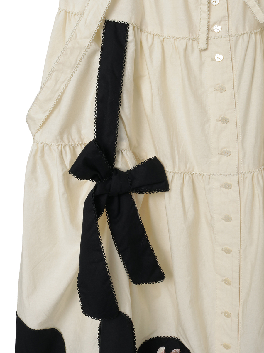 ハロウィーンワンダーランドワッペン使いスカート 詳細画像 キナリ 4