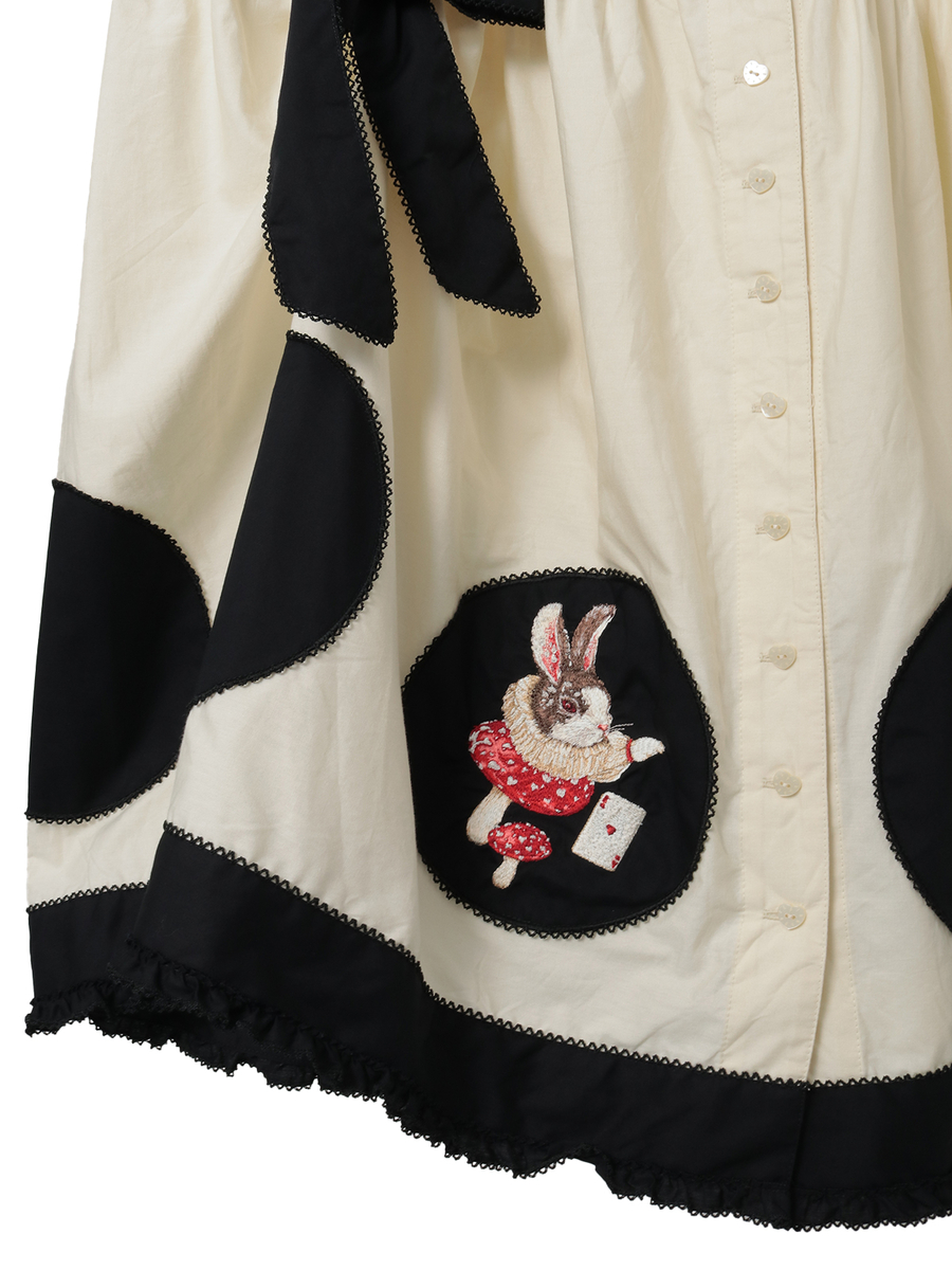 ハロウィーンワンダーランドワッペン使いスカート 詳細画像 キナリ 5