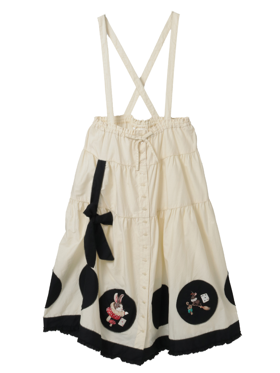 ハロウィーンワンダーランドワッペン使いスカート 詳細画像 キナリ 9