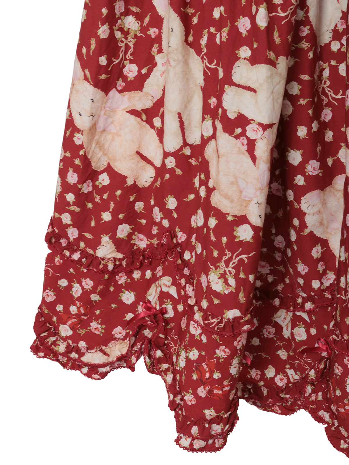 ピンクハウス バラの蕾 スカート ピンクハウス バラの蕾 スカート