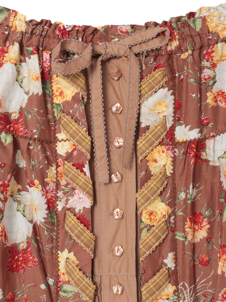 ジョセフィーヌプリントスカート 詳細画像 アイボリー 13