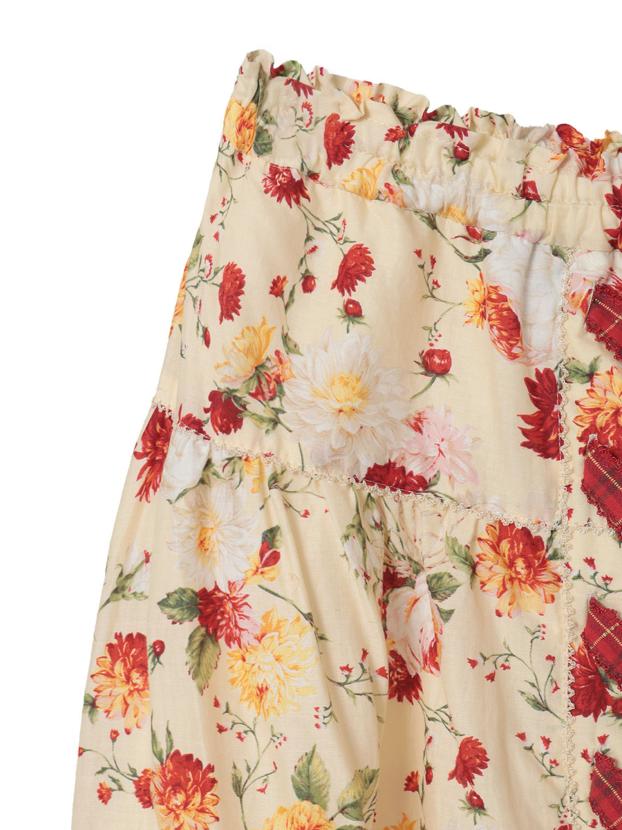 ジョセフィーヌプリントスカート 詳細画像 アイボリー 4