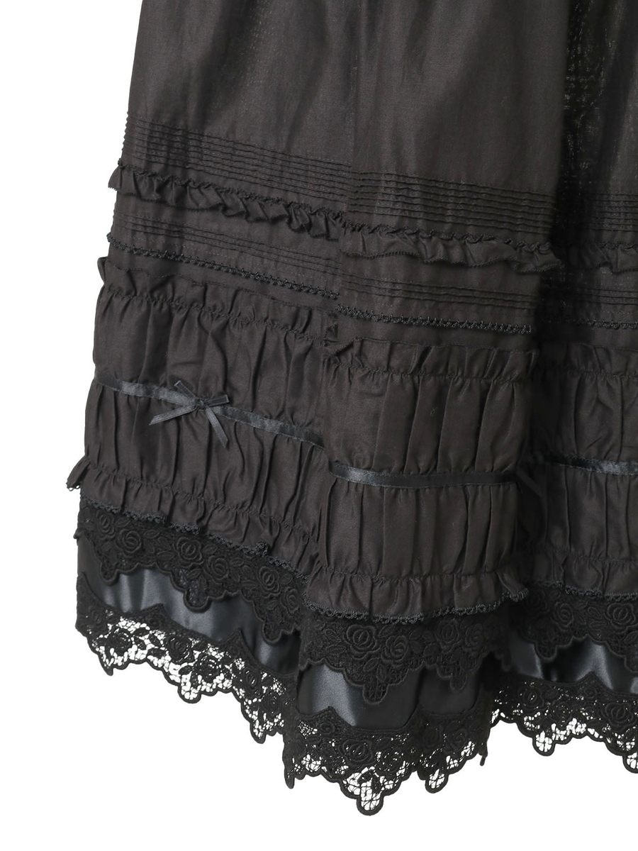 ケミカルレース使いスカート 詳細画像 ブルー 6