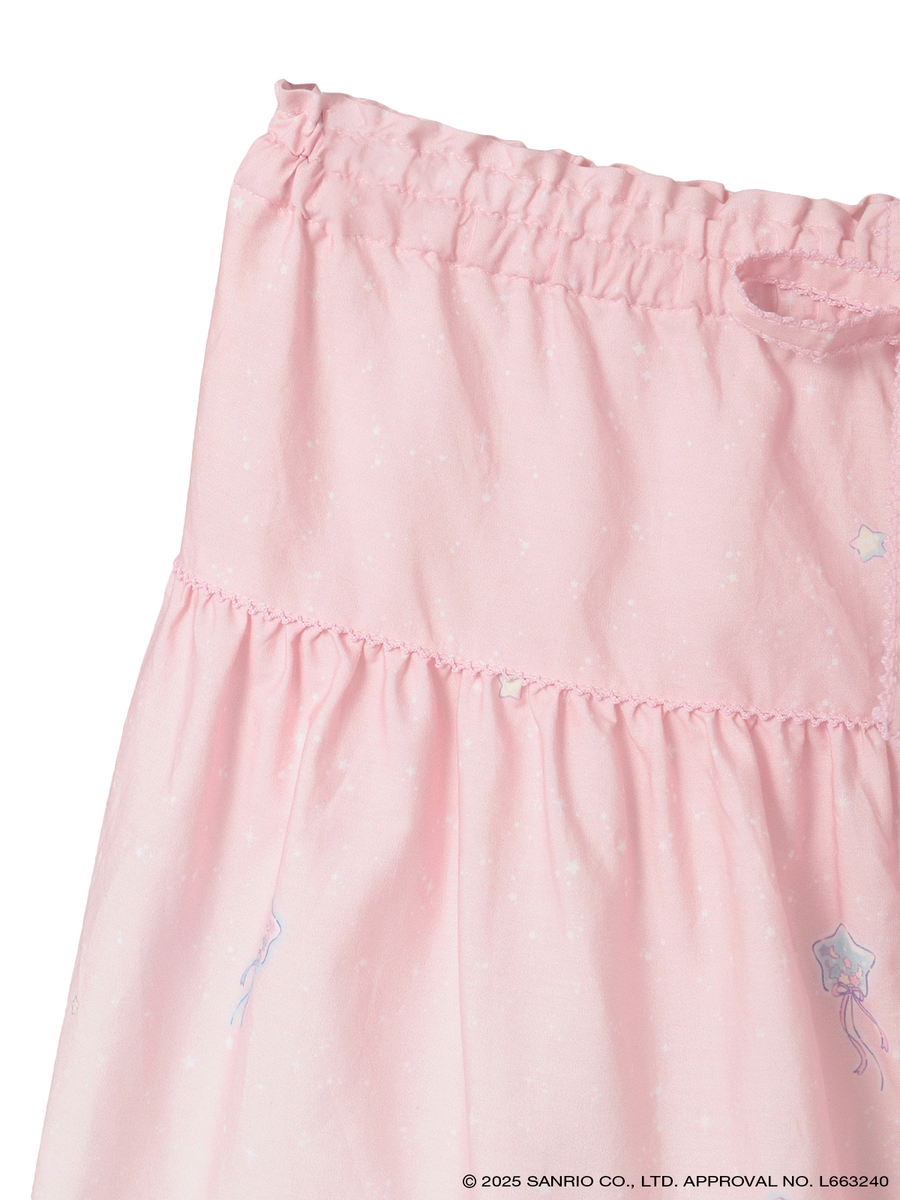 Little Twin Stars×PINK HOUSE A Starry Night Wish柄スカート 詳細画像 ソライロ 3