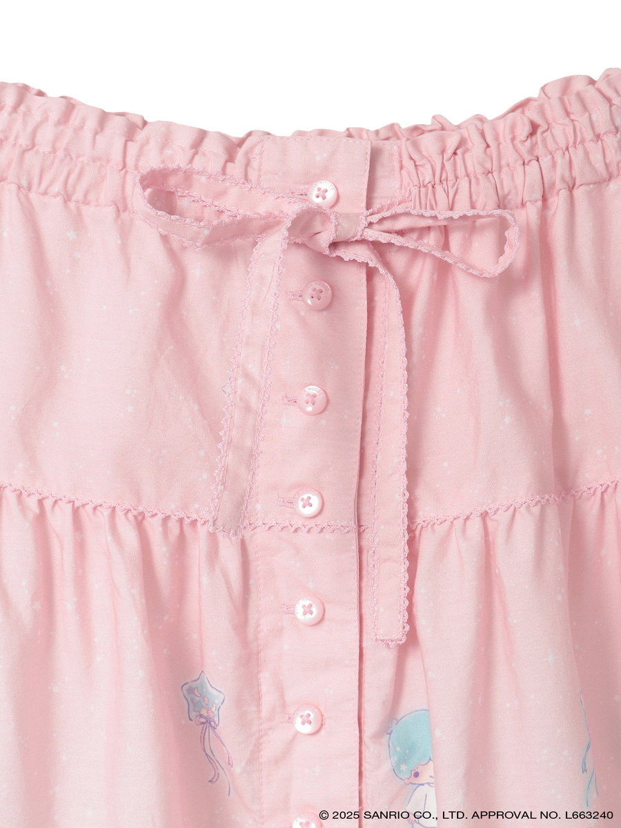 Little Twin Stars×PINK HOUSE A Starry Night Wish柄スカート 詳細画像 ソライロ 4
