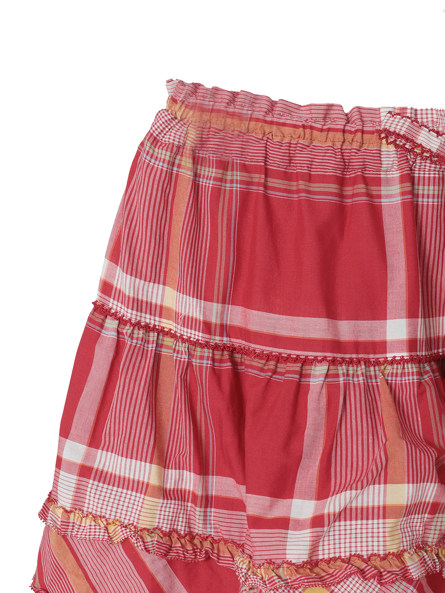 オリジナルチェックスカート 詳細画像 アカ 5