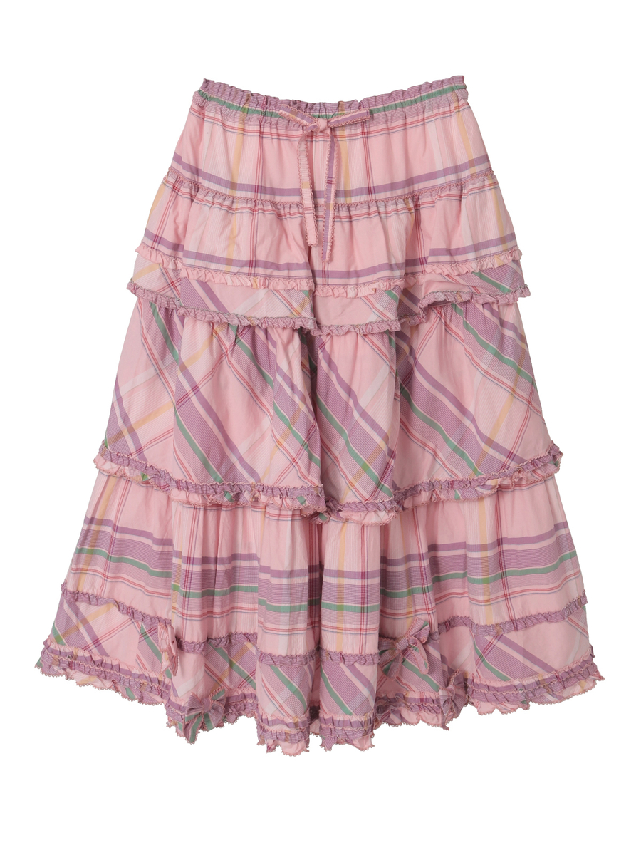 オリジナルチェックスカート 詳細画像 ピンク 1