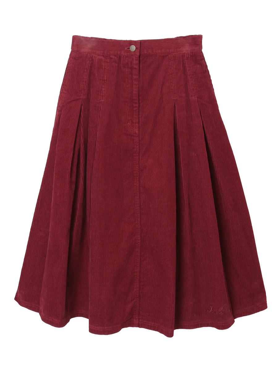 コーデュロイスカート 詳細画像 ボルドー 1