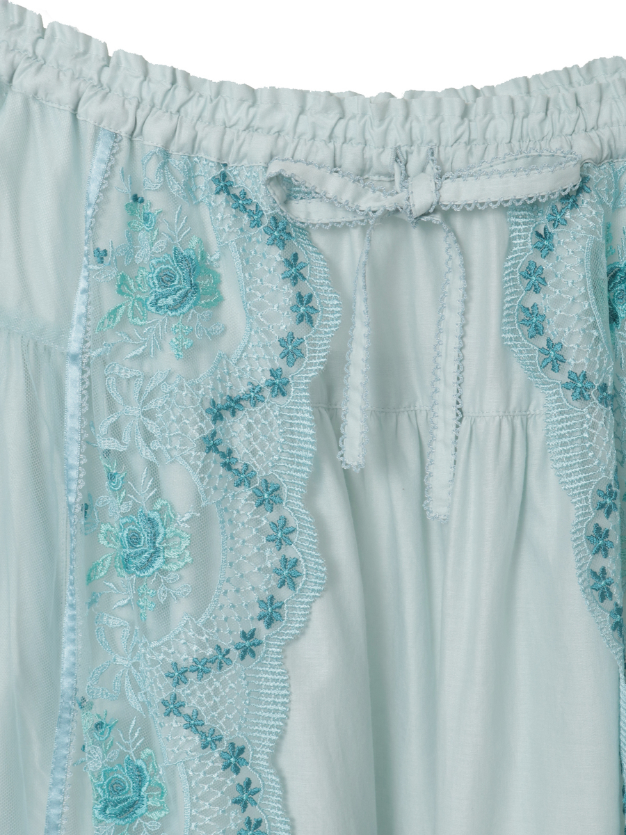 ロココレース使いスカート 詳細画像 アイボリー系 10