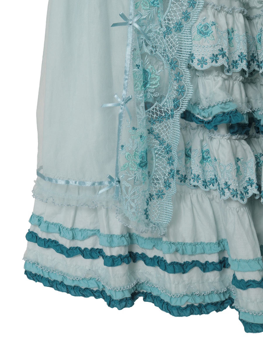 ロココレース使いスカート 詳細画像 アイボリー系 11