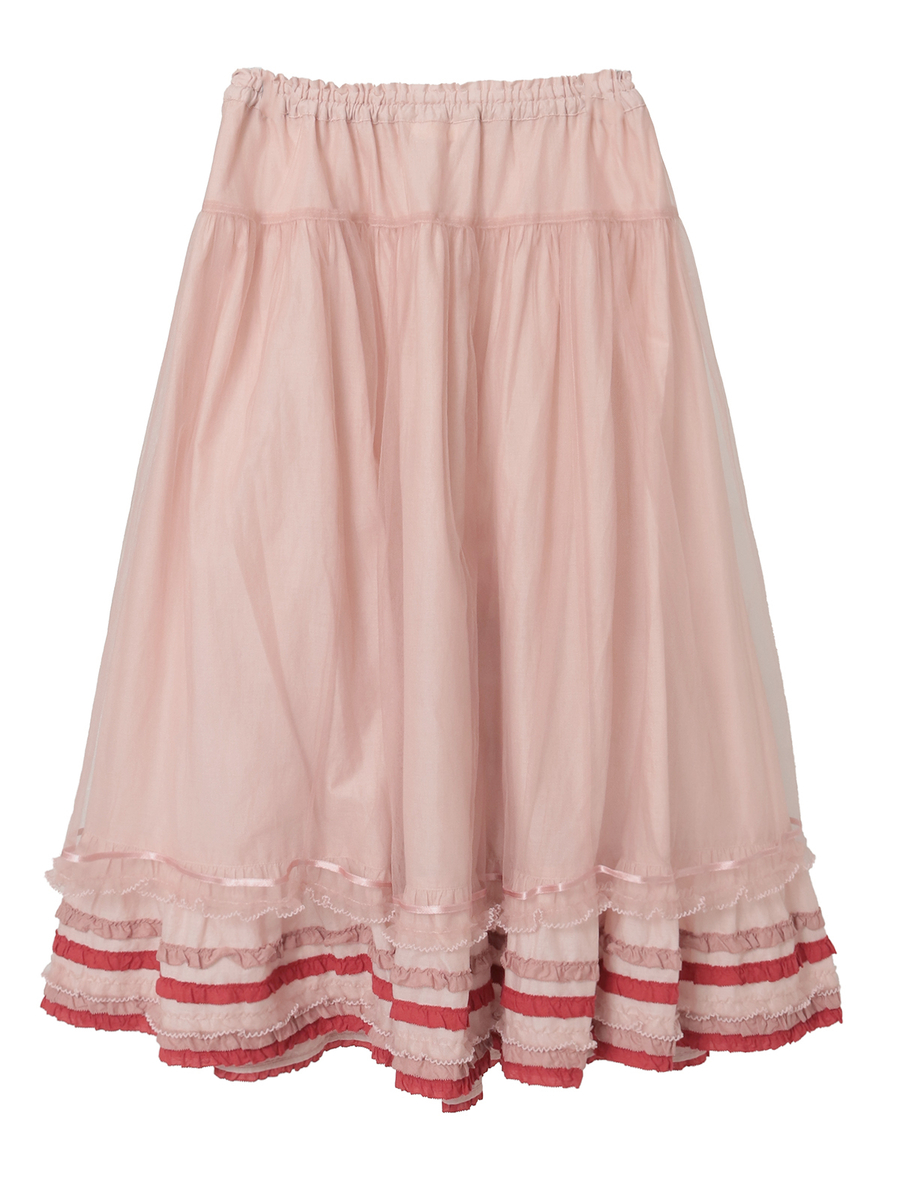 ロココレース使いスカート 詳細画像 アイボリー系 2