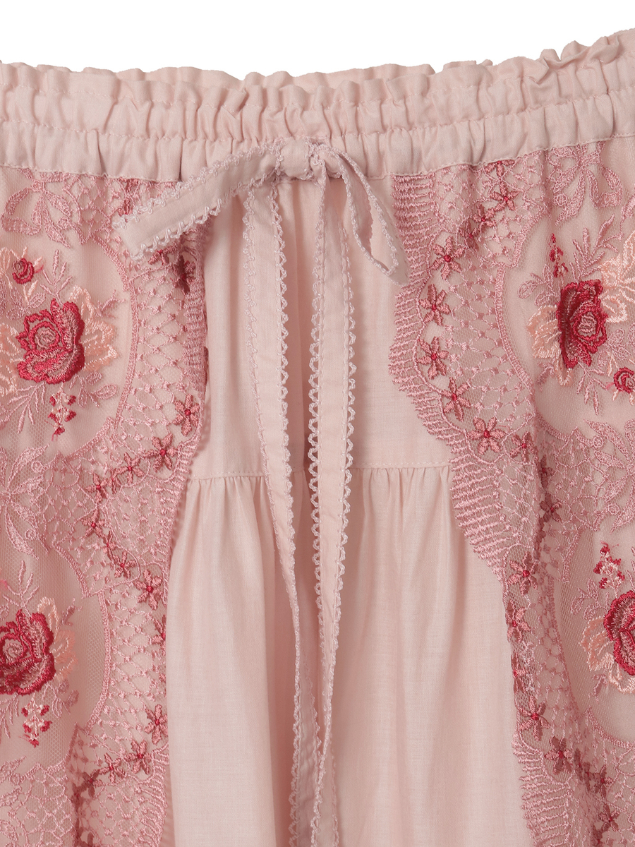 ロココレース使いスカート 詳細画像 アイボリー系 3