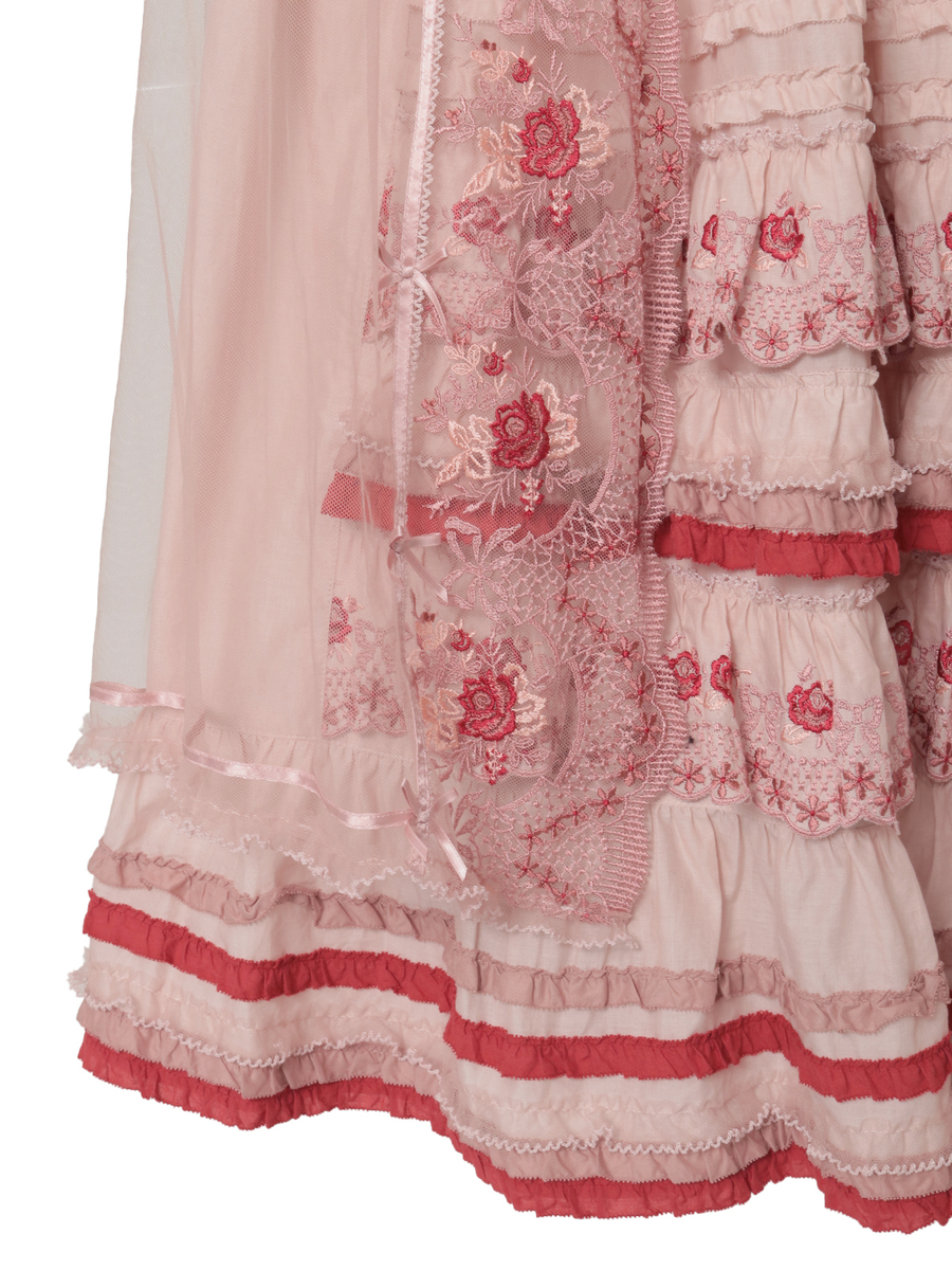 ロココレース使いスカート 詳細画像 アイボリー系 5