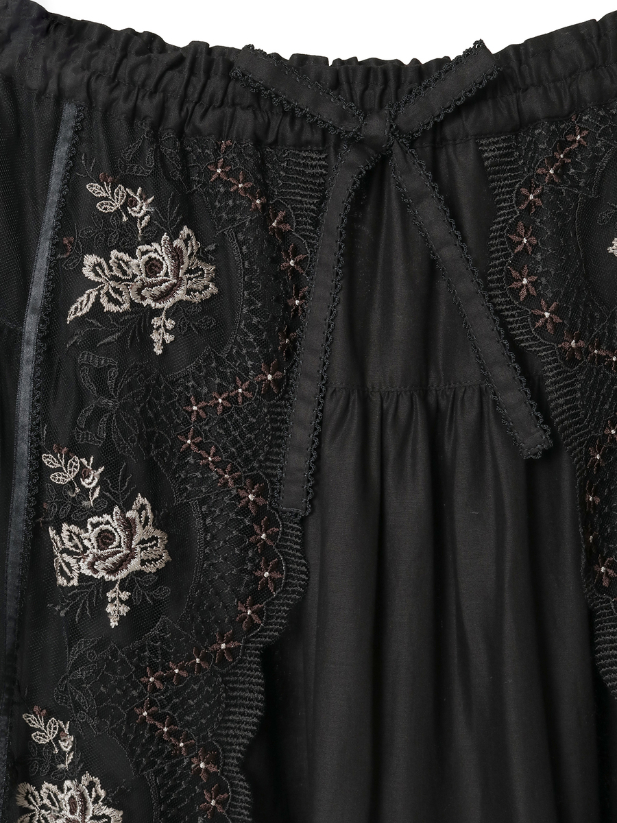 ロココレース使いスカート 詳細画像 アイボリー系 6