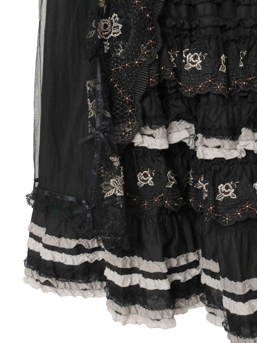 ロココレース使いスカート 詳細画像 アイボリー系 7