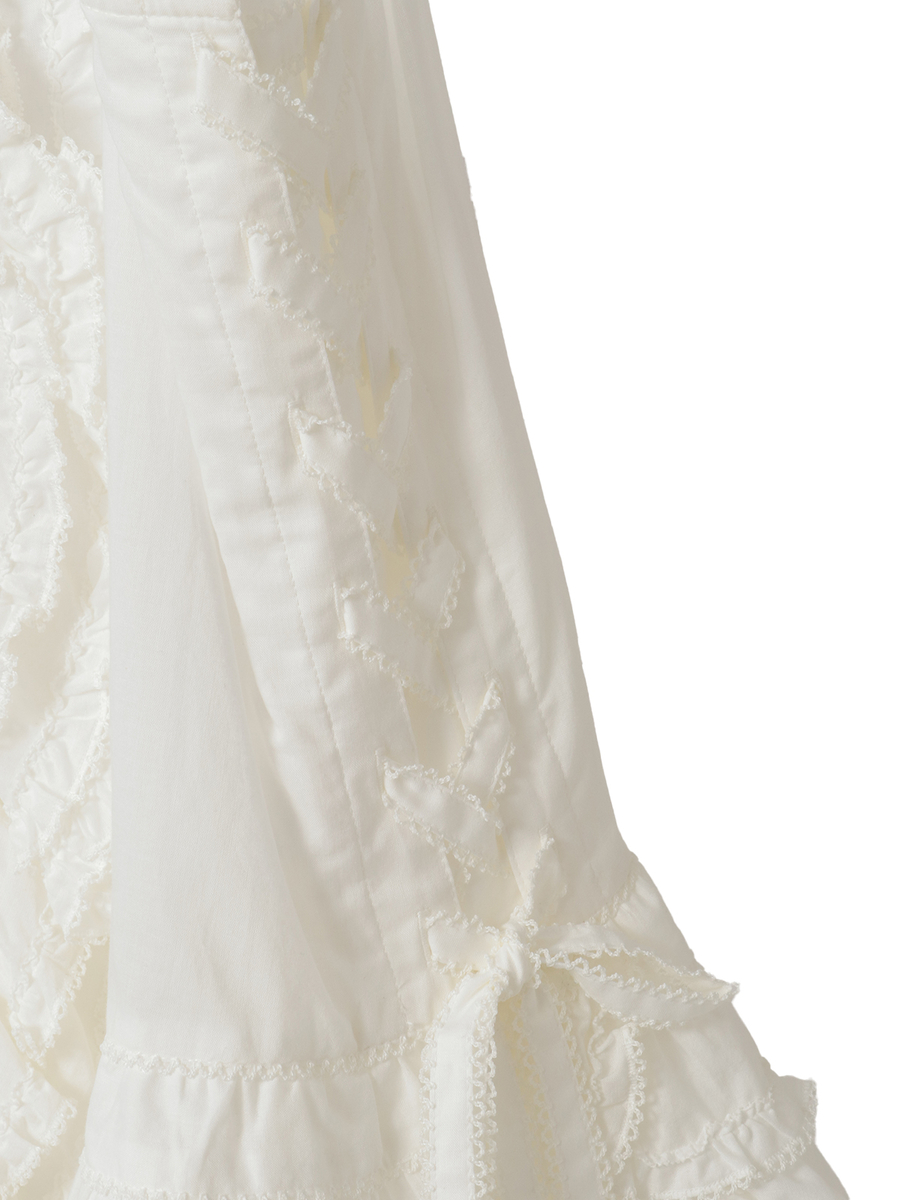 フランス製レース使いローンベスト 詳細画像 キナリ 10