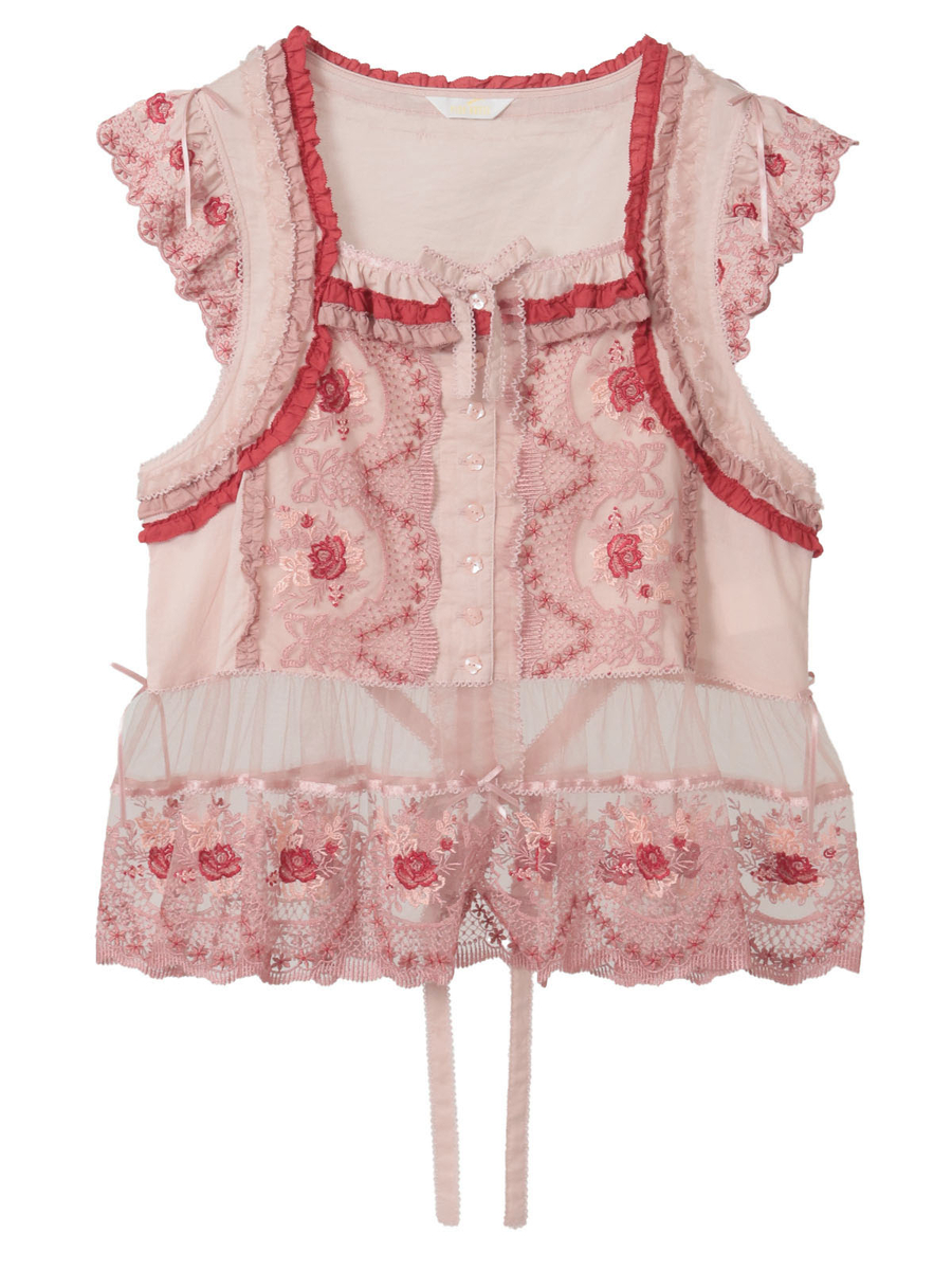 ロココレース使いベスト 詳細画像 ピンク系 1