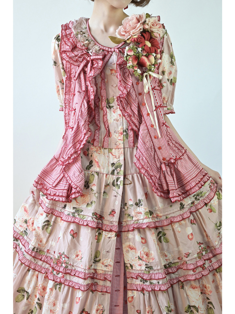 ～Special item～オーバーベストブラウス 詳細画像 ハーブグリーンギンガム 10