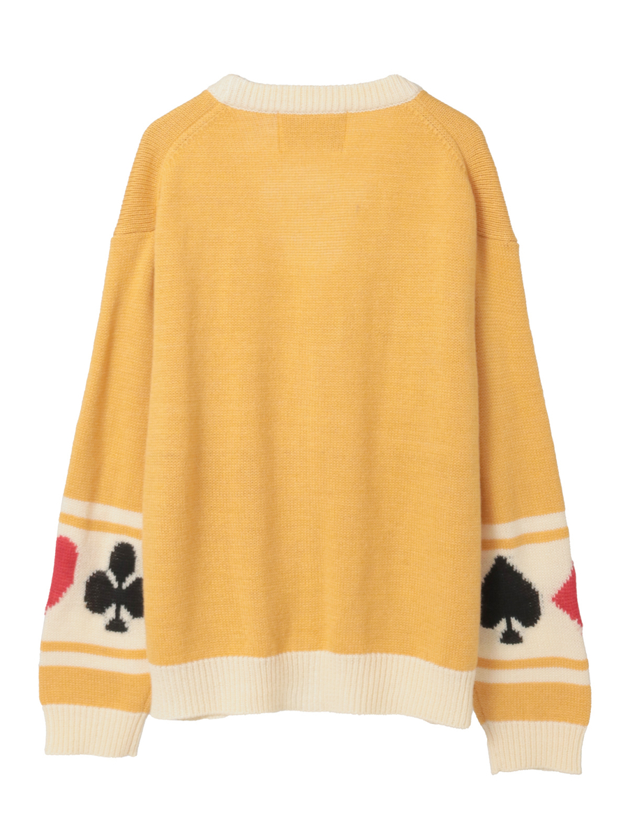 うさぎ顔ぐるみモチーフ付きニットカーディガン 詳細画像 ピンク 2