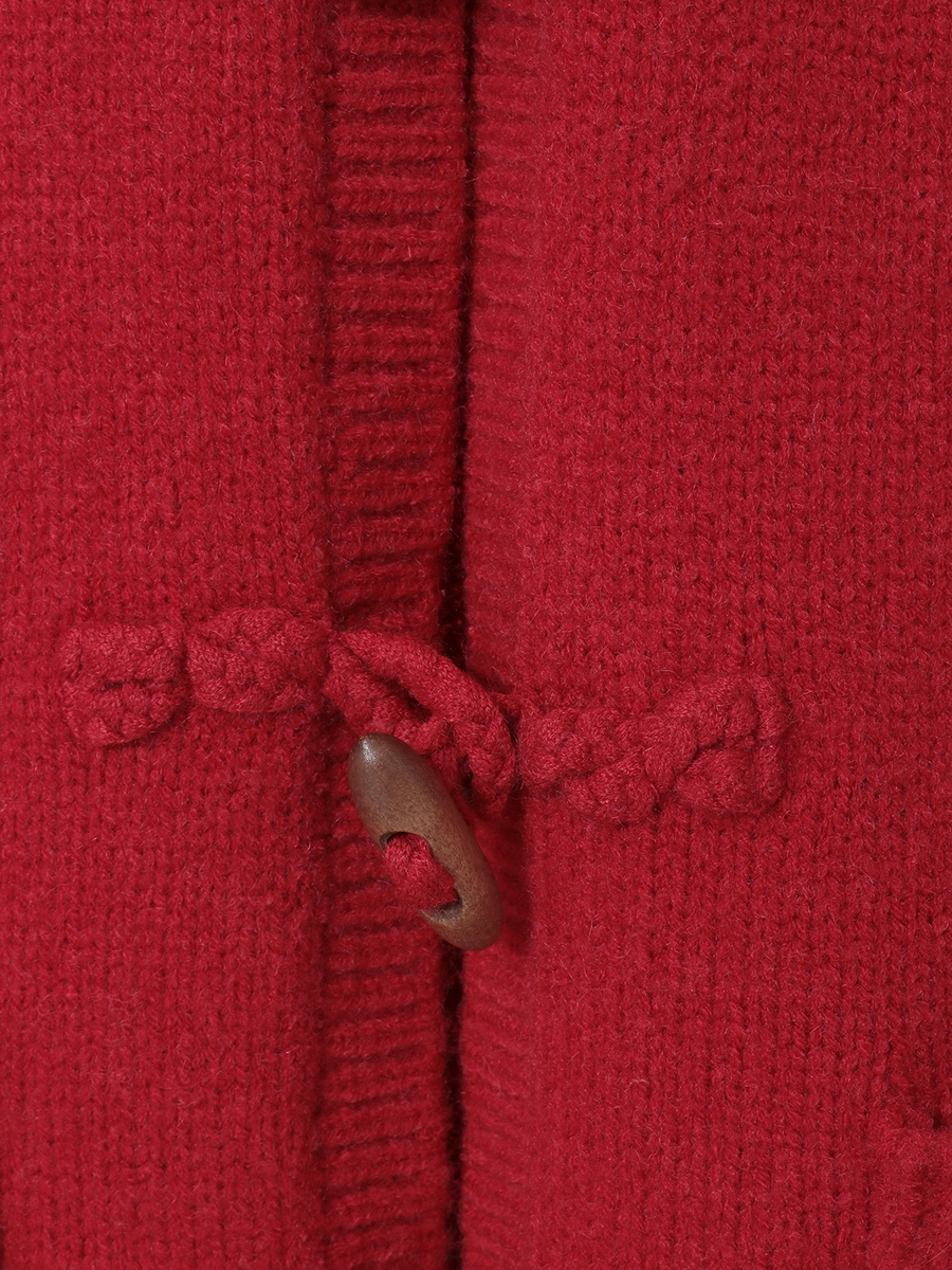 PHロゴワッペン付きフードニットカーディガン 詳細画像 ショコラ 8