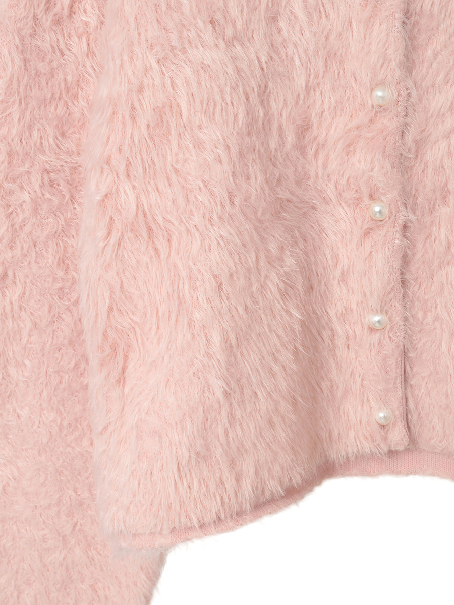 ふわふわニットカーディガン 詳細画像 サックス 5