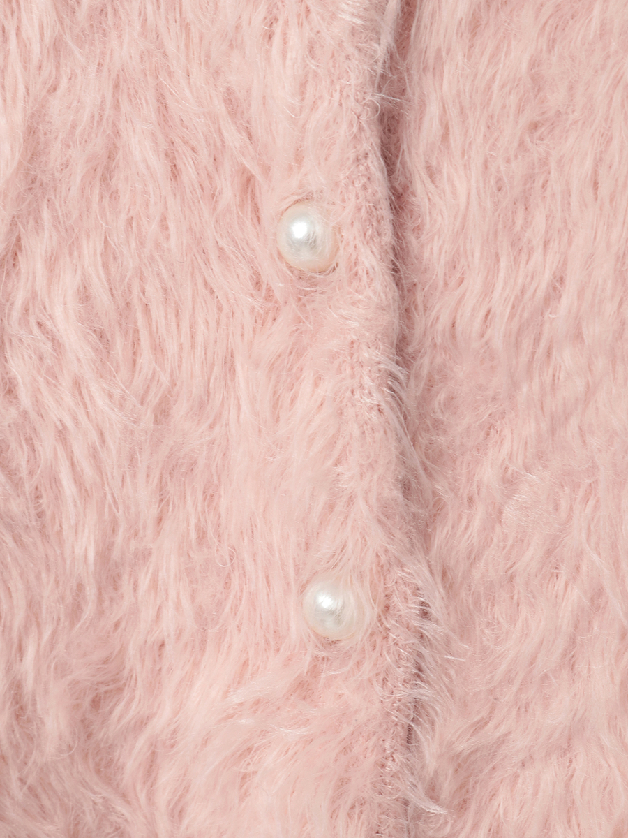 ふわふわニットカーディガン 詳細画像 サックス 6