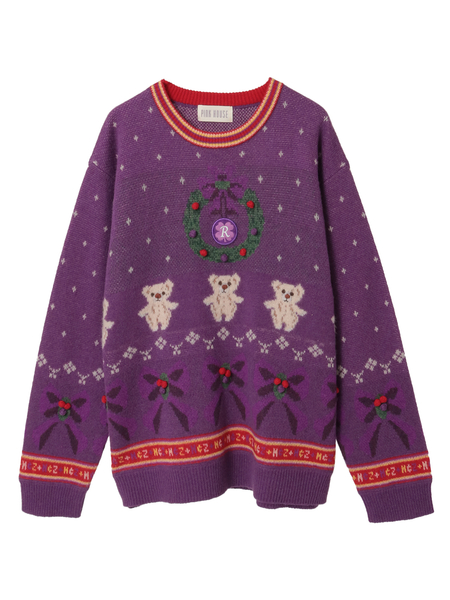 PINK HOUSE×Momocloポップルモチーフニット